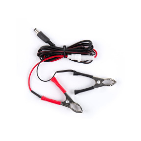 Kablík pro připojení zdrojových plašičů Deramax k 12V akumulátoru