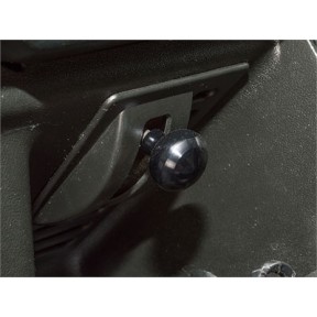 Hliníkový knoflík ventilačních klapek, černý