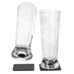 silwy® magnetické plastové sklenice na pivo 500ml, 2ks