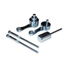 Zajišťovací sada na nastavení rozvodů motoru