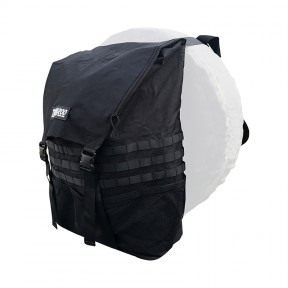 Trasharoo taška na odpadky na náhradní kolo, černá