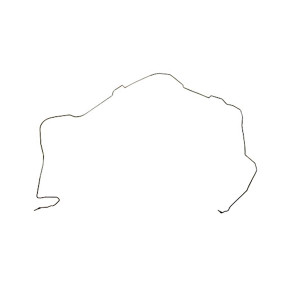 Pravá zadní brzdová trubka