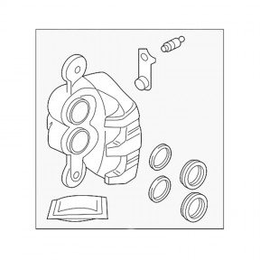 Brzdový třmen levý přední