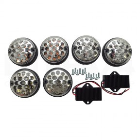 Sada zadních NAS LED světel, čirá