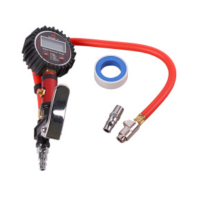 Terrafirma plnič pneumatik s digitálním manometrem